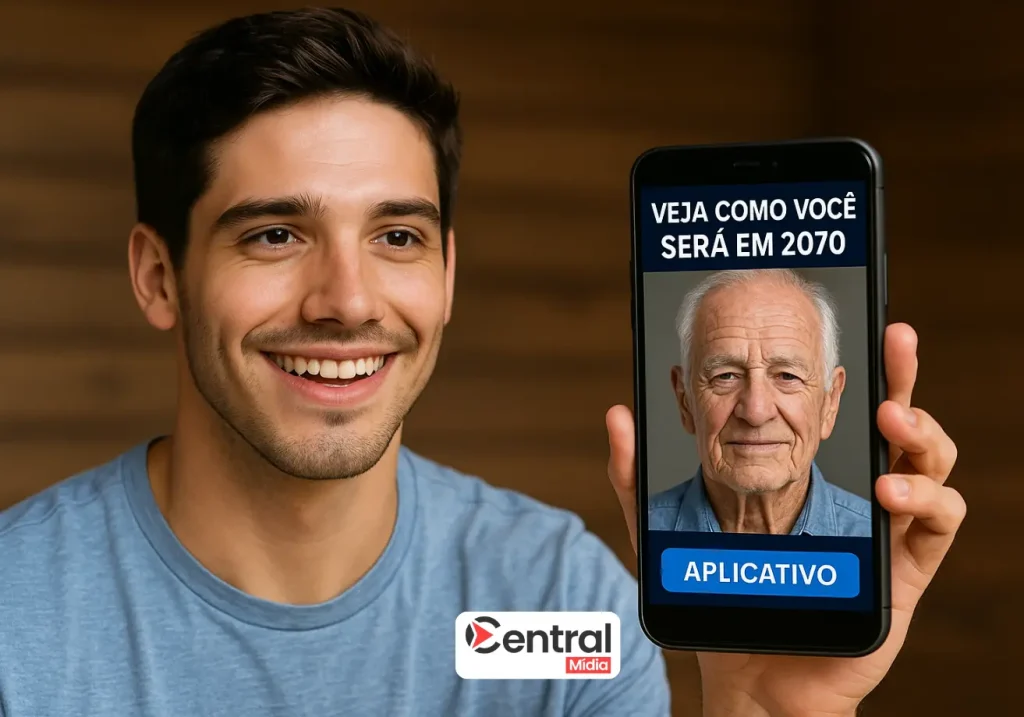Aplicativo de envelhecer fotos: Veja como você será em 2070 - Central Mídia